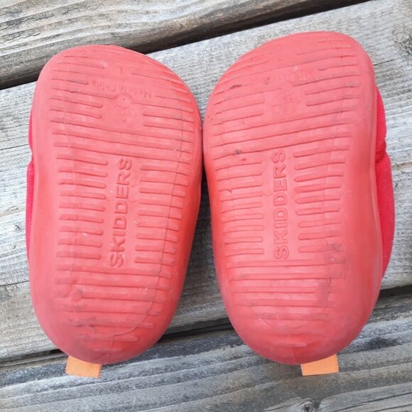 Skidders Baby Shoes Size 6 RED - Picture 3 of 4